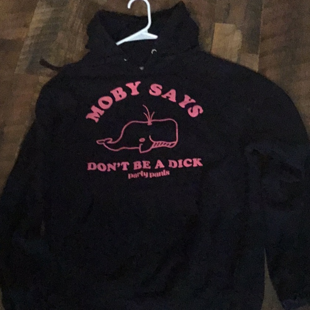 Party Pants Mens hoodie. Size L
